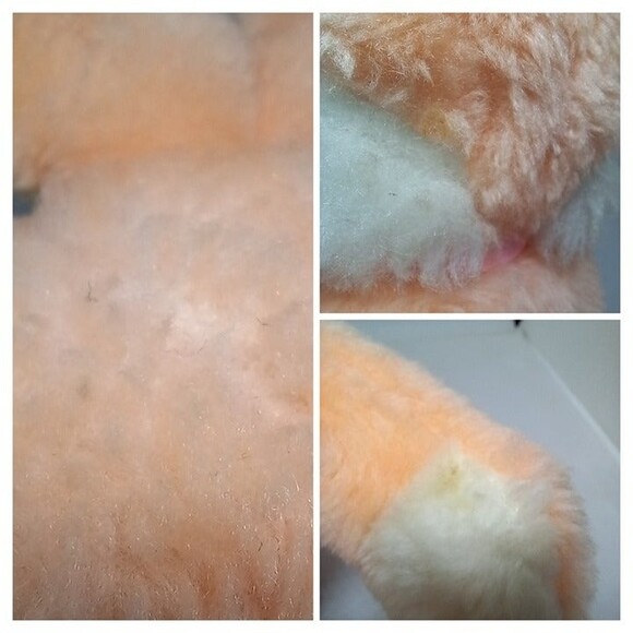 Target Dayton Hudson Orange Bunny Plush-Easter Rabbit-Rainbow Ears-Vintage - Picture 7 of 8